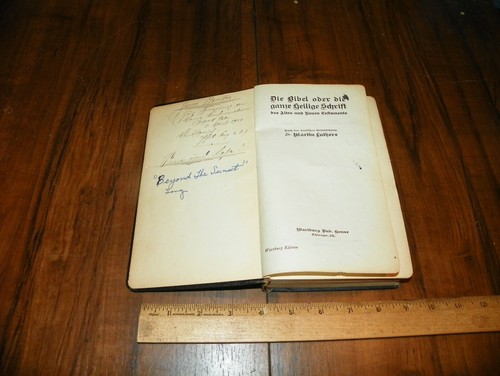 1917 DIE BIBEL ODER DIE GANZE HEILIGE SCHRIFT German Language Bible - Imagen 4 de 8