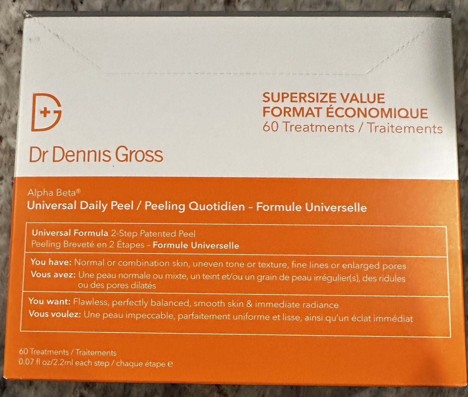NEW Dr. Dennis Gross Skincare Alpha Beta Universal Daily Peel (60ct)