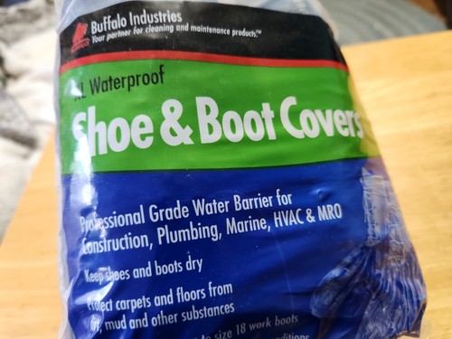 10 New In Package Buffalo Industries Xl Waterproof Shoe & Boot Covers - Picture 2 of 5
