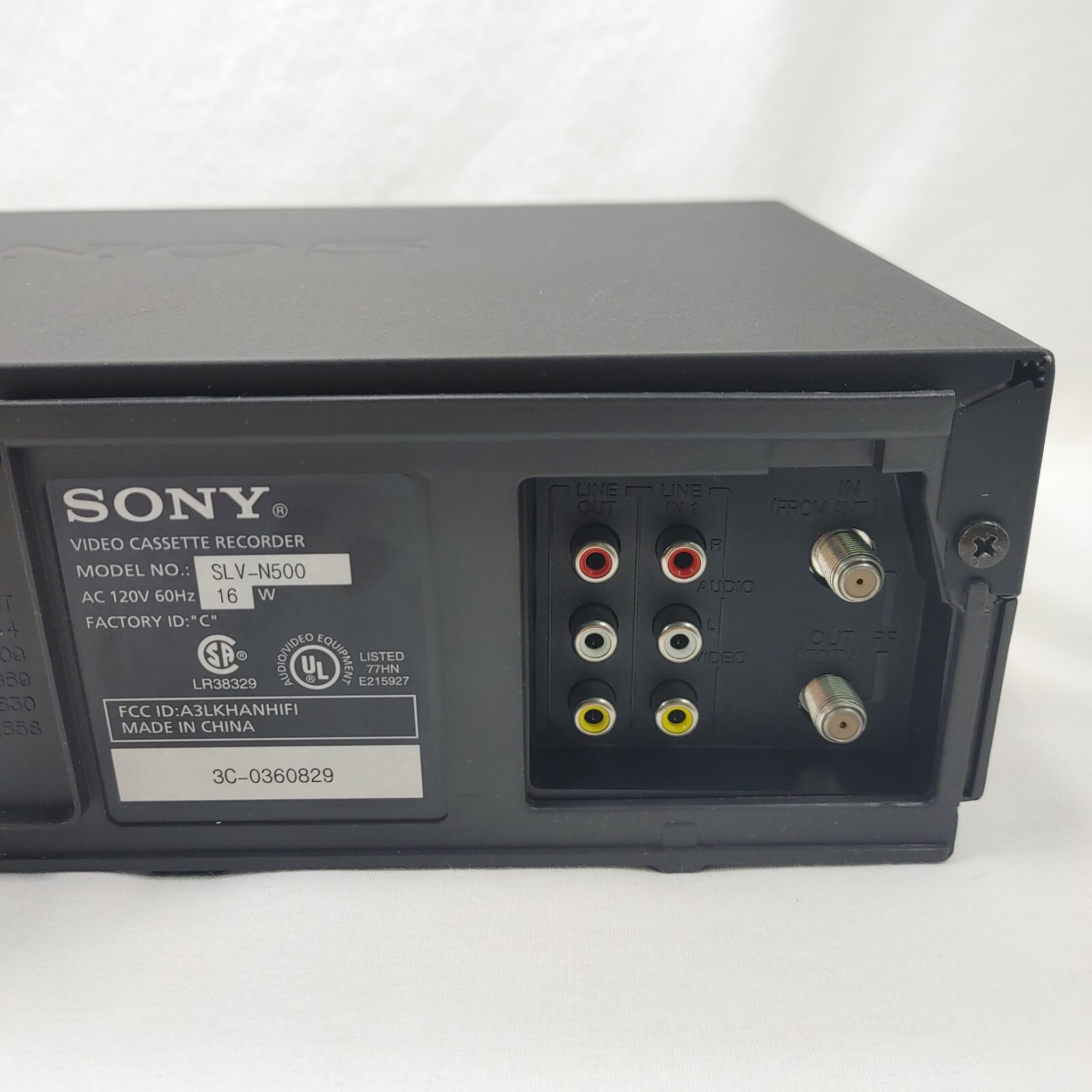 Sony SLVN500 Vcr Vhs Player Recorder HiFi Stereo 19Micron 4Head eBay