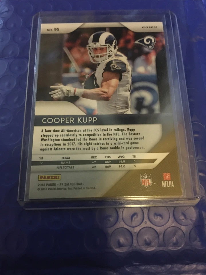 2018 PANINI PRIZM NO.79 COOPER KUPP RAMS RED RETAIL SSP PRIZM RARE MVP? HOT!$🥵 - Image 2 of 2