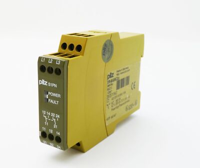 Pilz S1PN 400-500VAC 2c/o 890210 Phasenfolgeüberwachungsrelais -used-