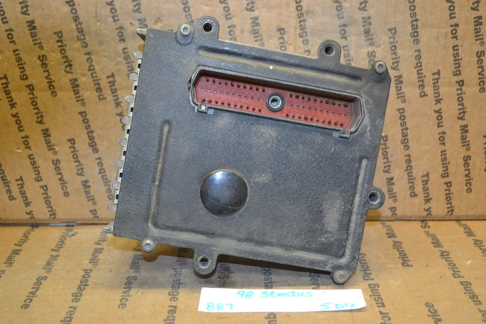 1998 Chrysler Sebring Transmission Cont Unit TCU P04606468AK Module 887-5D4 - Image 3 of 3