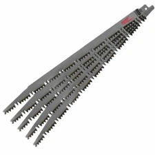 Milwaukee 48-00-1303 Sawzall Blade Wood 5 Teeth per Inch 12-Inch Length, 5 Pack