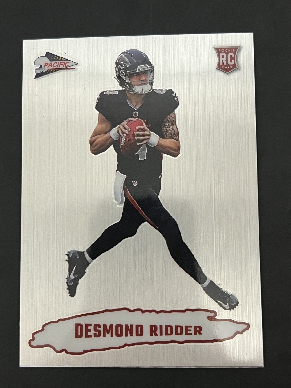 2022 Panini Zenith DESMOND RIDDER RC '1992 PACIFIC Silver “PRIZM” #PAC18 Falcons