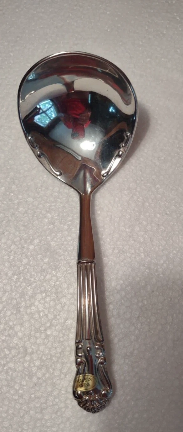 Vintage Silver Plated Gravy Ladle Serving Spoon