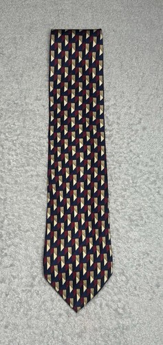 Structure Le Collezioni Neckwear Men’s Silk Tie Multicolor Geometric 3.5” in - Picture 6 of 15