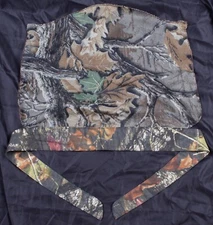 Vintage 1990s OG Brownleaf Diamond Mesh Sandana Custom Tie Back Headwrap PB