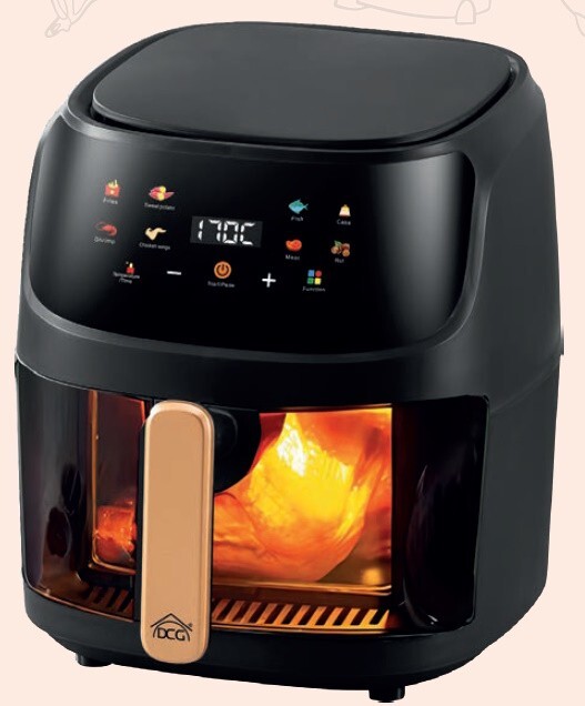 Friggitrice ad aria digitale 8LT 1350W DCG FR3608BD