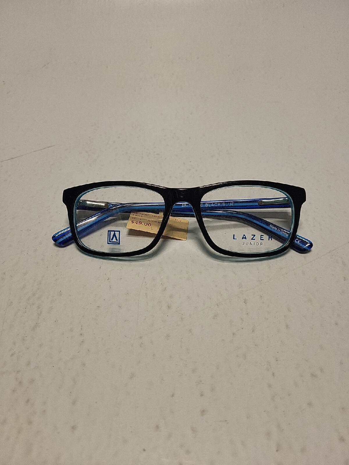 Lazer Jr 2174 Black/Blue Eyeglasses eBay