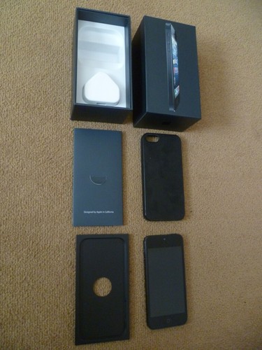Apple iPhone 5 32GB Space Grau A1429 (GSM) Unlocked Box OVP Ersatzteile oder Reparaturen