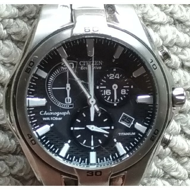 Citizen EcoDrive Chronograph H570-S030757 Solar Titanium | eBay