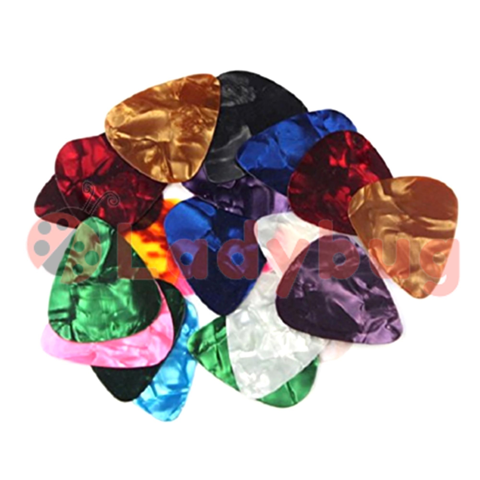 20x Multicolor Celluloid Acoustic Electric Guitar Picks Plectrums 5