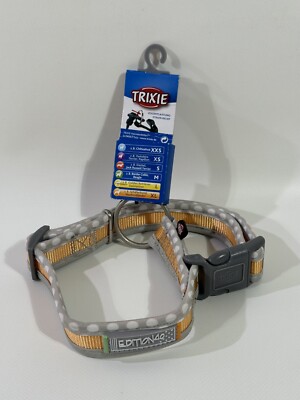 Trixie Halsband Edition 40 L-XL Stufenlos v.  40-65 Cm x 25 mm Orange Gr. KF102