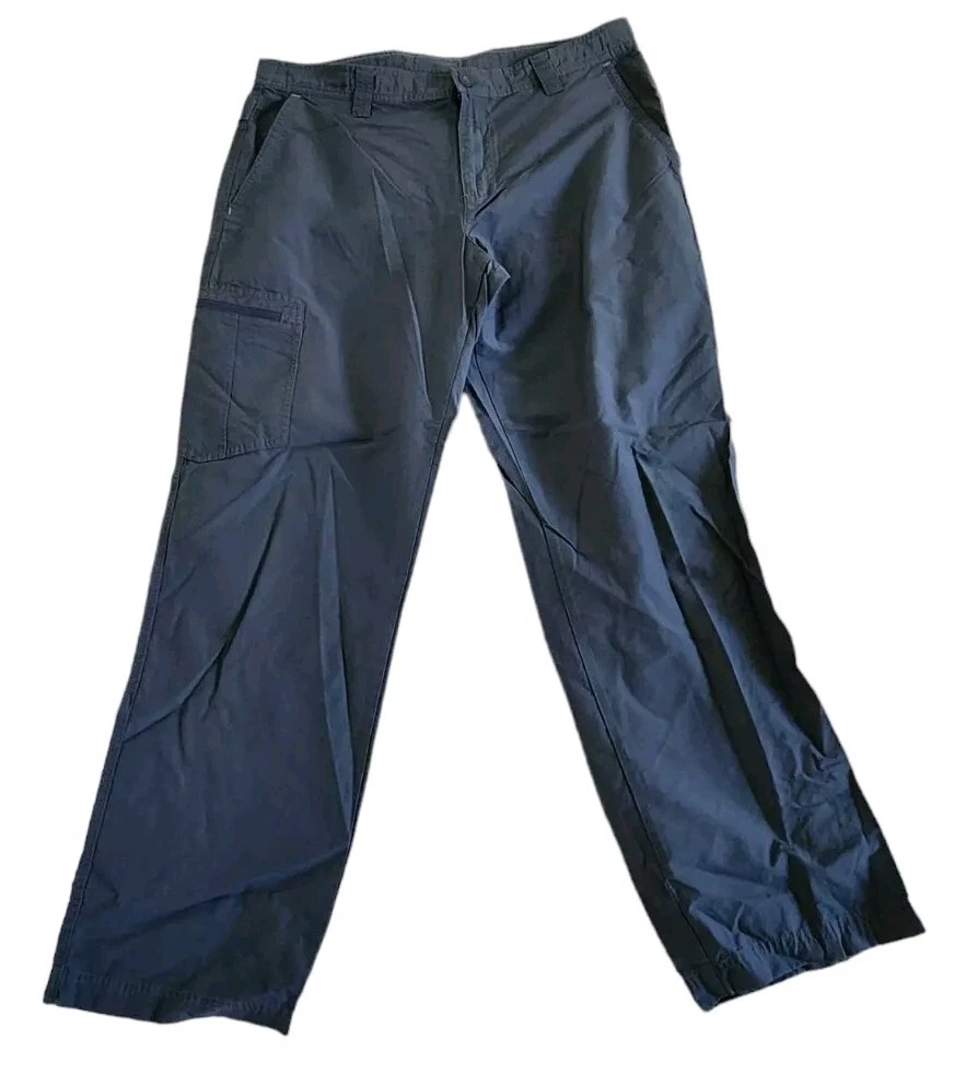 Columbia Pants Adult Mens 34x30 Gray Cargo Performance Fishing