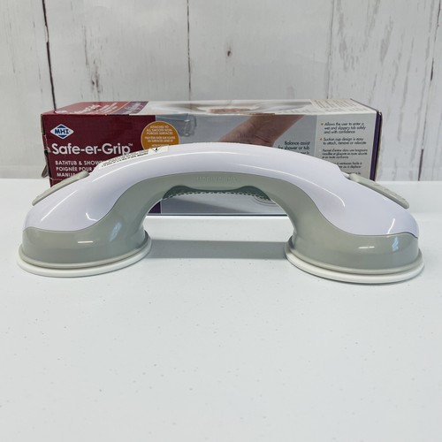 MHI Safe-er-Grip Bathtub and Shower Handle White/Grey 40524