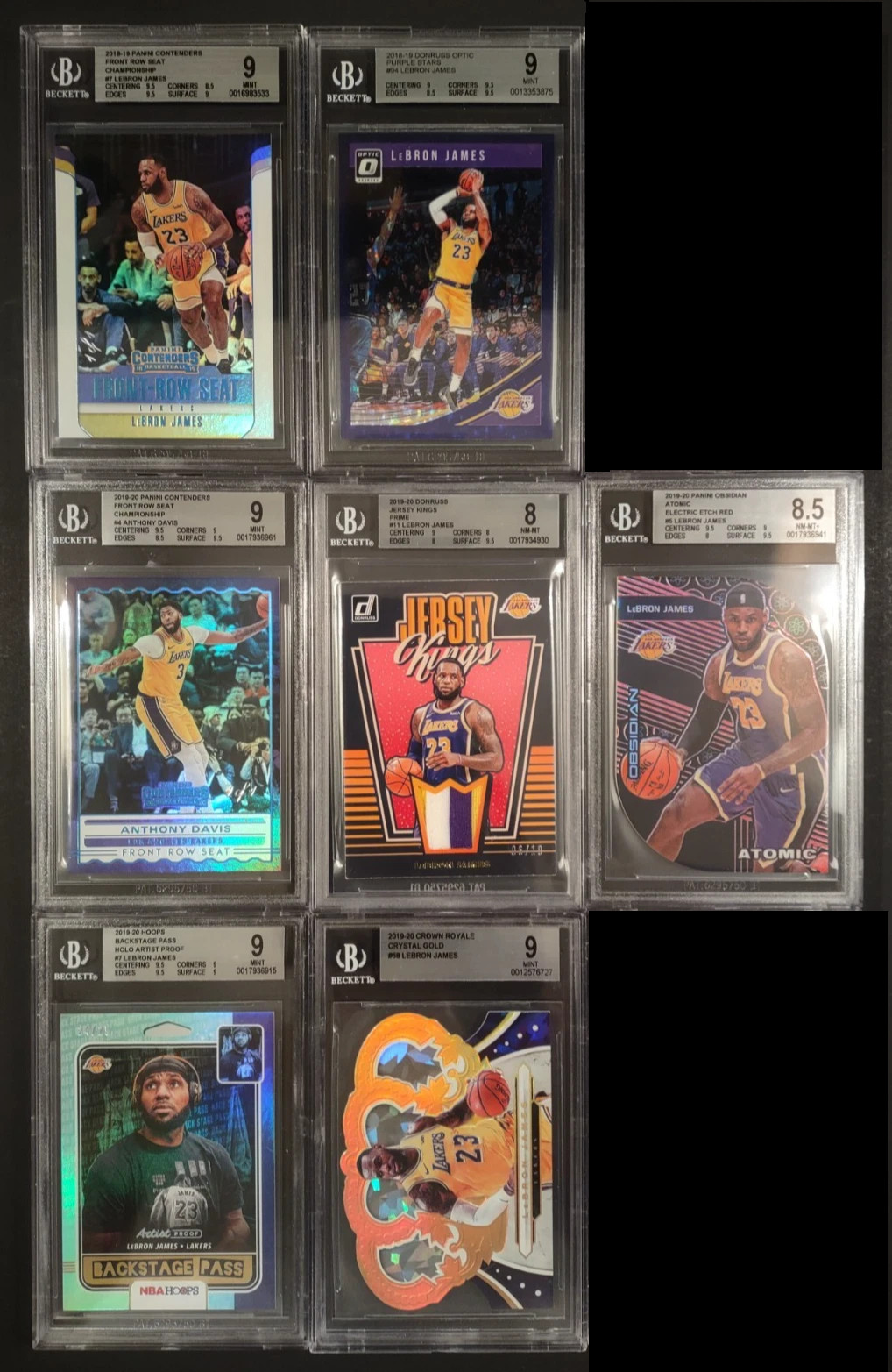 Lebron James Tom Brady 199 Auto 1/1 Finite Superfractor NFL Shield Logoman Card view 18