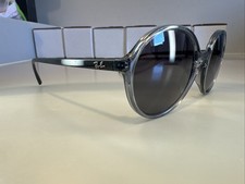 RAY-BAN RB 4304 6436/87 GRAY ROUND AUTHENTIC SUNGLASSES 53-20-140 1001