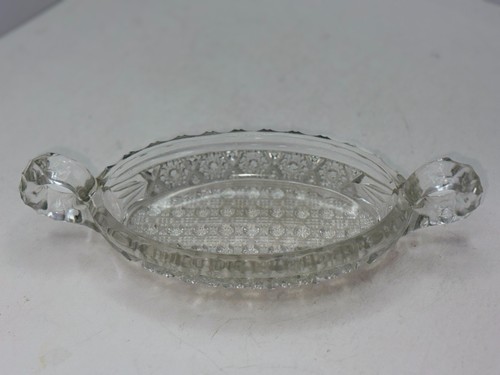Vintage Imperial Glass Bowl NuCut, Cut Crystal Oval Candy/Nut/Relish Dish - Picture 2 of 6