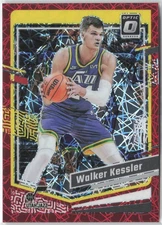 Walker Kessler 2023-24 Donruss Optic Red Velocity #25 /299 Utah Jazz