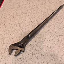 Vintage Armstrong Steel Adjustable Wrench Non-ratcheting Hand Tool 1-piece Vintage Armstrong Steel Adjustable Wrench Non-ratcheting Hand Tool 1-piece