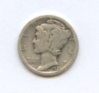 1925-S Mercury Dime, Nice Good Condition, Free Shipping