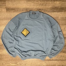 Ashworth 1991 Golf World Cup Sweater Men's M Blue Vintage Patch 90s Made in USA