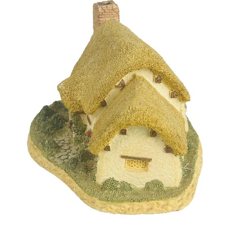 VINTAGE David Winter Cottages ROSE COTTAGE dipinto a mano - Foto 4 di 7