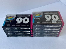 Extra Quality 9ct Blank Audio Cassettes Tapes 90 Minute