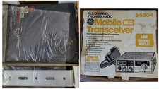 Vintage GE Mobile CB Transceiver 40 Channel 2-Way Radio Model 3-5804 New in Box