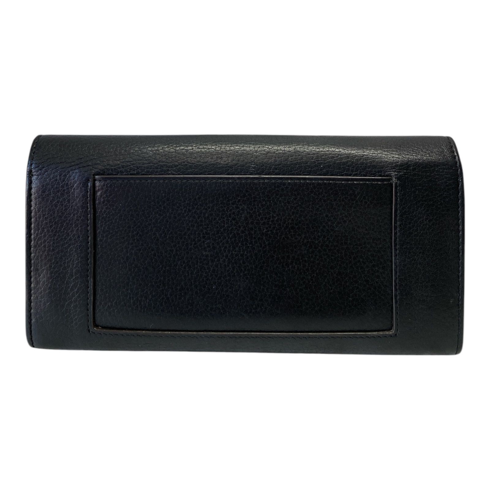 CELINE Multi function W Hook Leather Long Wallet … - image 2