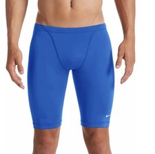 New Nike Mens Size 36 Swimsuit Solid Jammer Game Royal Blue Swimwear NESS8110