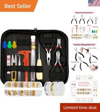 Deluxe Jewelry Making Toolset - 24  845 Pcs for Beautiful Handcrafted Pieces