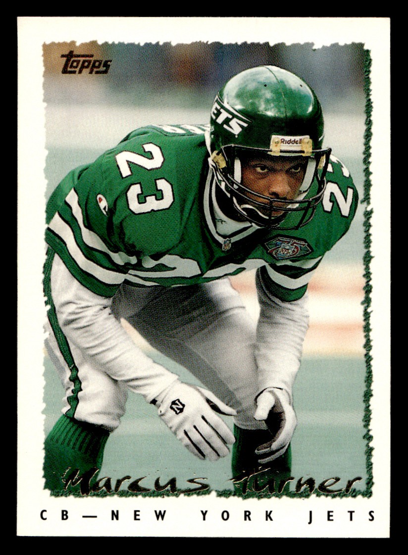 1992 Topps Marcus Turner #28 New York Jets Football Card