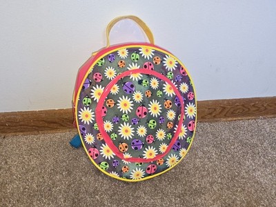 Vintage Rare Ladybug Mini Backpack Vinyl 1990s Y2K 2000s Color Block | eBay