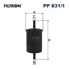 Kraftstofffilter für Opel Corsa F P2JO Crossland X P17 Mokka Vivaro A | 2423670