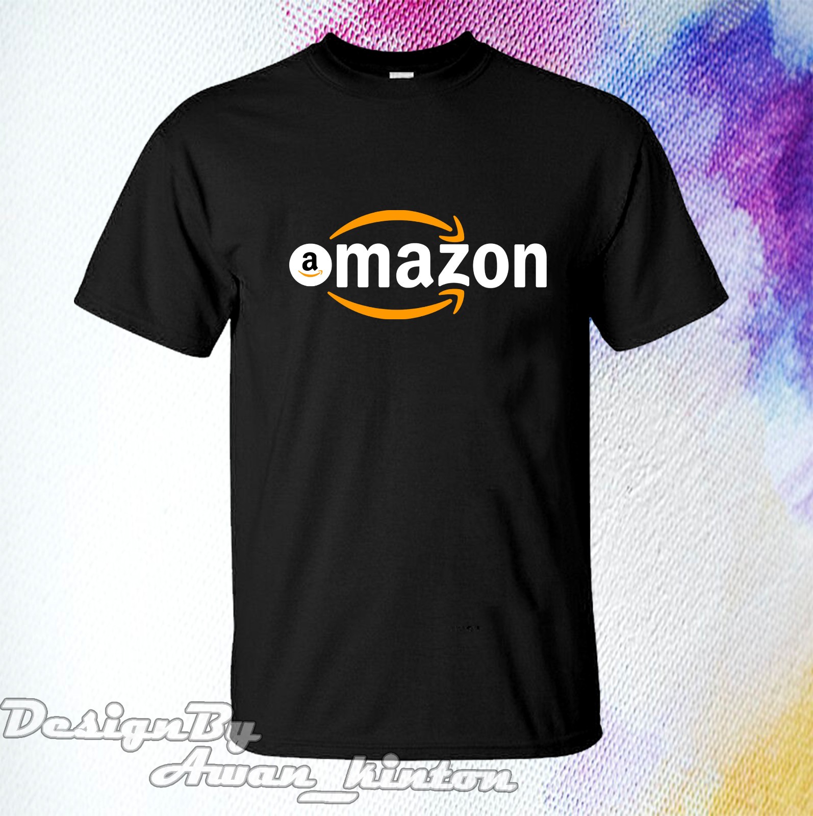 New Shirt Funny Amazon Logo Tshirt Mens Clothing Made In Usa