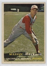 1957 Topps Warren Hacker #370 7bt