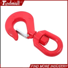 Findmall 5 Ton Swivel Lifting Hook 3/4" G80 Crane Swivel Hook 11000lbs Capacity