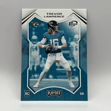 /100 Trevor Lawrence RC Rookie Card • 2021 Panini Playoff Jacksonville Jaguars