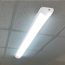 3ft/4ft/5ft/6ft LED Strip Light Batten Tube Light Office Garage Ceiling Daylight