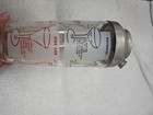 Vintage MCM Glass Cocktail Shaker 8 Recipes Martini Alexander Daiquiri Aluminum — photo 4