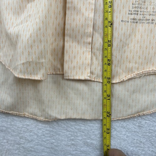 Camisa De Colección Años 70 Sears Capa Cuello Reforzado Hombres Talla 17-33 XL Azteca Hecha en Japón - Imagen 10 de 11