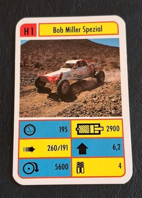 Bob Miller Spezial - H1 - Einzelkarte - Quartett (5D)
