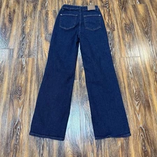 Judy Blue Womens High-Rise Front Seam & Dark Detail Wide Leg JB88664 DK 5/27 x32