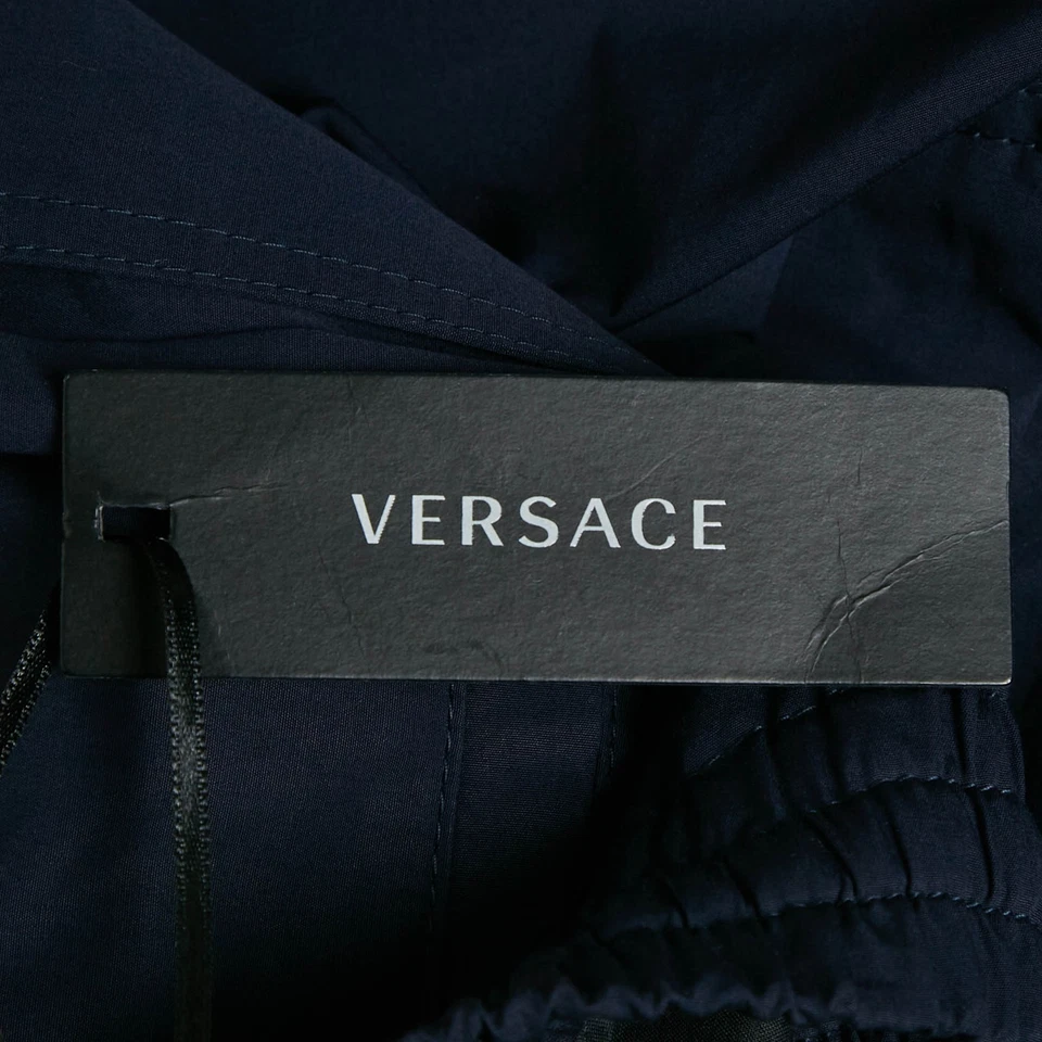 Versace темно-синий хлопок поплин карман детали шорты S - Изображение 4 из 4