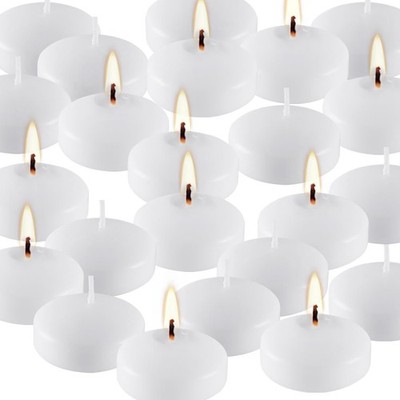 24 Pack Floating Candles Smoke-Free and odorless Burning continuously for 5-6...