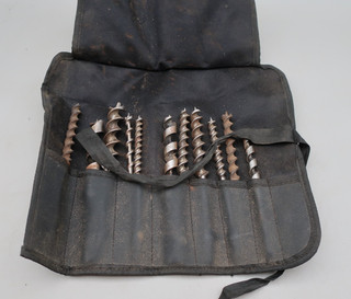 #E Vintage Wood Auger Drill Bit Set – Assorted Sizes – Old Hand Tool Lot Bahco