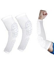 Elbow Pad Arm Sleeves for Adults  Kids Shock-Absorbing EVA Padding Non-Slip ...