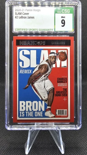 CSG 9 2020-21 Panini NBA Hoops Slam Cover LeBron James #2